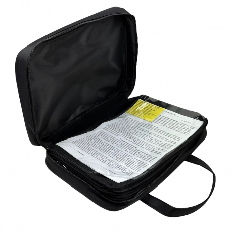 Органайзер сумка для хранения важных бумаг формата А4 (черная)