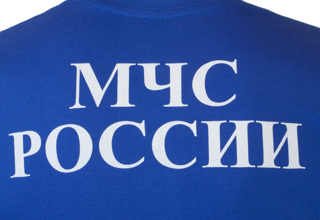 Уставная футболка МЧС России - принт