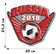 Футбольная наклейка Russia.