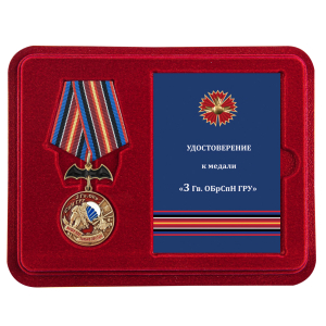Памятная медаль "3 Гв. ОБрСпН ГРУ"