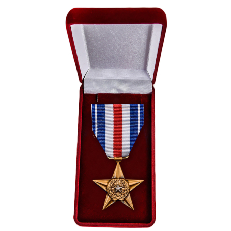 Памятная медаль Серебряная звезда (США) - в футляре