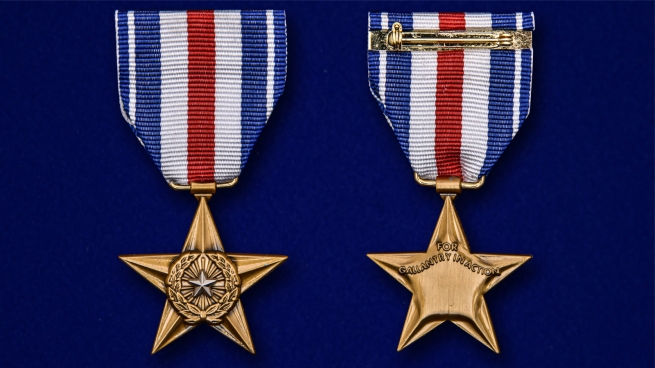 Памятная медаль Серебряная звезда (США) - аверс и реверс