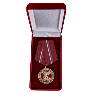 Памятная медаль Участник боевых действий на Северном Кавказе - в футляре
