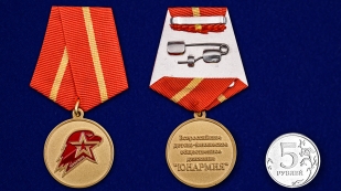 Памятная медаль Юнармии 1 степени - сравнительный вид