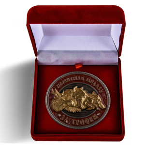 Памятная медаль "За трофеи" в футляре