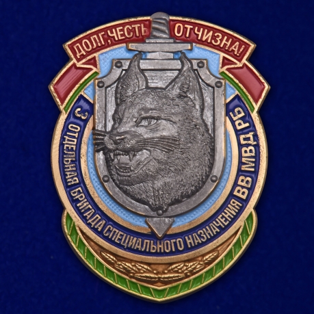 Памятный знак 3-я отдельная бригада специального назначения ВВ МВД РБ - аверс