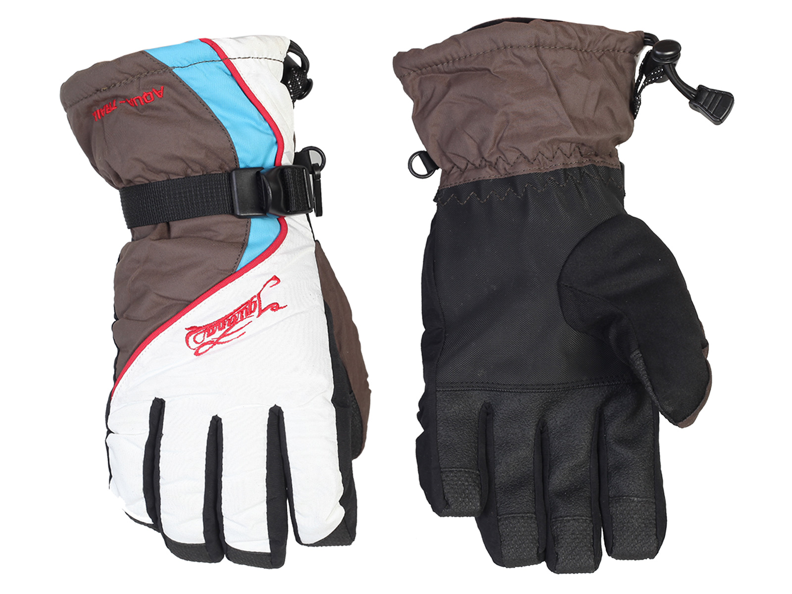 Утепленные перчатки Aqua-Trail – фиксатор запястья, усиленные ладони, стильный дизайн №88