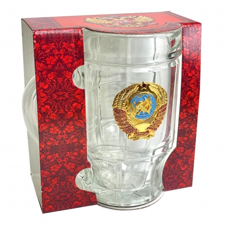 Пивная кружка с гербом СССР