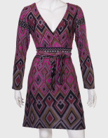 Купить платье с геометрическим орнаментом от PALME