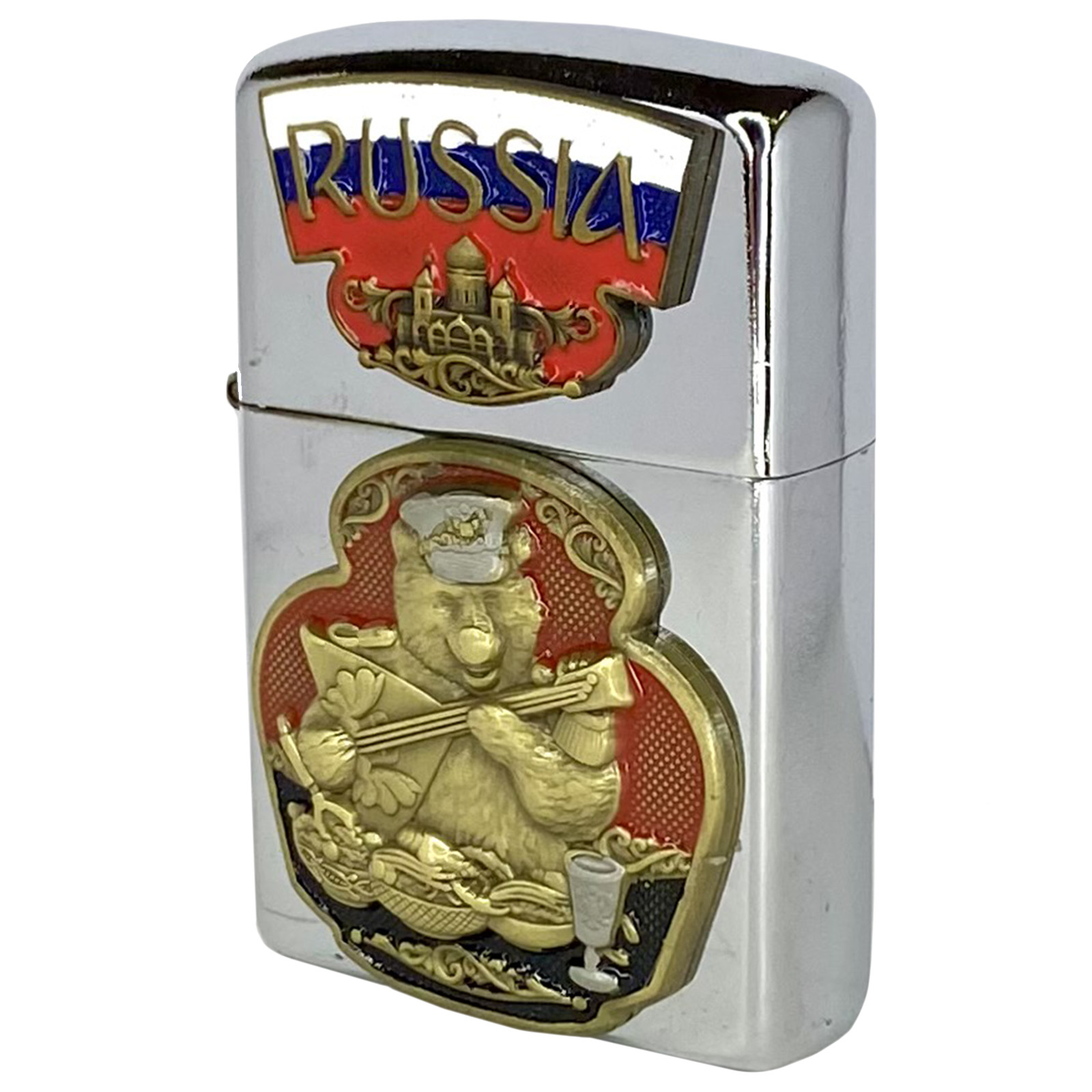 Купить подарочную зажигалку "Русский медведь" по выгодной цене