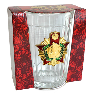 Советский граненый стакан «Погранвойска»