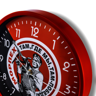 Подарочные настенные часы "Морская пехота" купить в Военпро