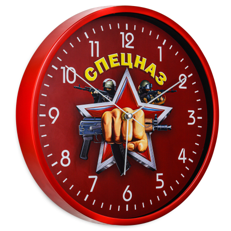 Подарочные настенные часы с символикой Спецназа