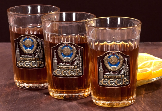 Подарочные стаканы "Рожден в СССР" с доставкой