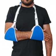 Поддерживающий слинг-бандаж при травмах рук
