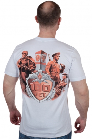 Пограничная футболка к 100-летию ПВ России по лучшей цене