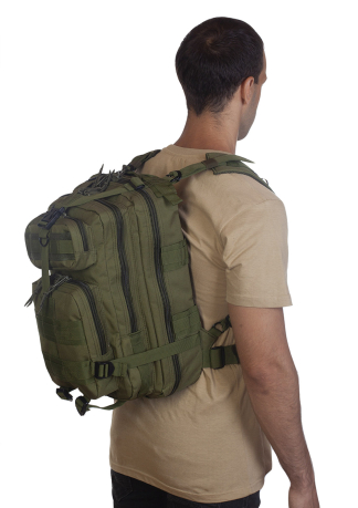 Походный рюкзак хаки-олива - оптом и в розницу