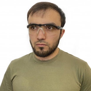 Поликарбонатные очки для стрельбы прозрачные