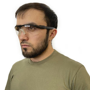 Поликарбонатные очки для стрельбы прозрачные