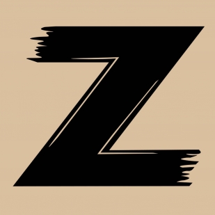 Поло песочного цвета с символикой Z