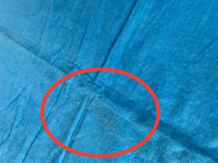 Полотенце большое голубого цвета 
