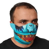 Полулицевая маска с крутым хоррор-принтом Wild Wear Reptilian