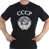 Популярная мужская футболка с гербом СССР