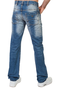 Потертые мужские джинсы