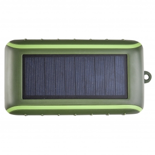 Повербанк с ручной подзарядкой и солнечной панелью Hand Solar Charger