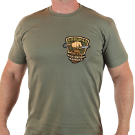 Практичная футболка с принтом "Охотничий Спецназ" - купить оптом