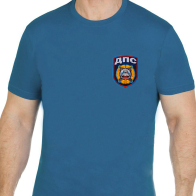 Практичная мужская футболка с вышивкой ДПС