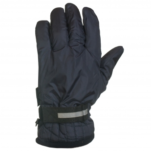 Практичные синие перчатки с фиксатором на запястье