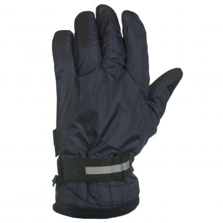 Практичные синие перчатки с фиксатором на запястье