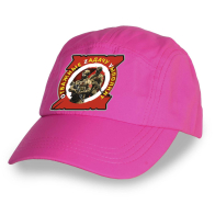 Привлекательная розовая кепка-пятипанелька Отважные Zадачу Vыполнят