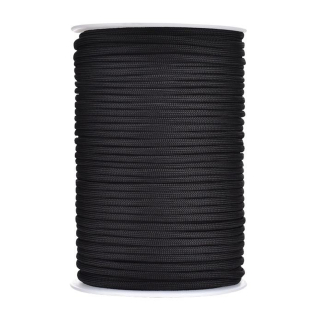 Прочный шнур из паракорда 100 м (черный)