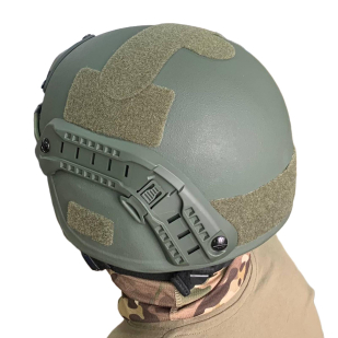 Пуленепробиваемый композитный шлем спецоперации ACH MICH NIJ IIIA Ops-Core (олива)