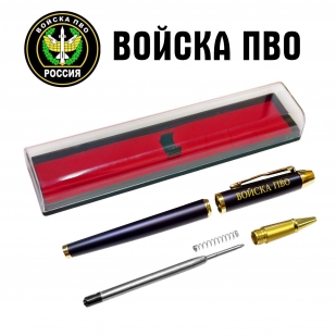 Сувенирная ручка с гравировкой "Войска ПВО"