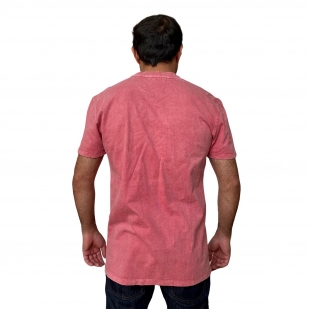 Розовая мужская футболка Sushiradio