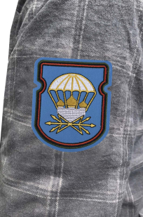 Рубашка мужская с вышитым шевроном 731 отдельный батальон связи 106 ВДД - купить выгодно