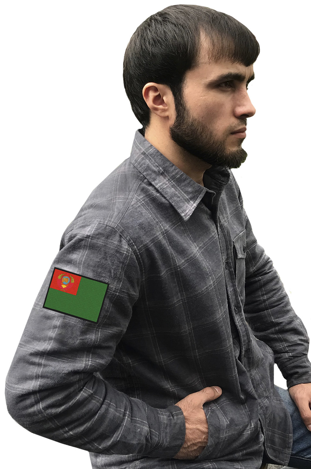 Стильная мужская рубашка «Пограничные войска СССР»