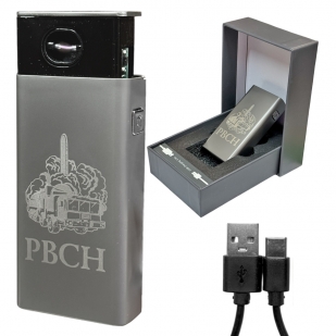 Электронная USB-зажигалка РВСН в подарочной коробке