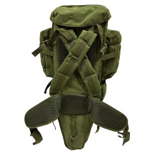 Рюкзак с чехлом для ружья хаки-оливковый (75 л)