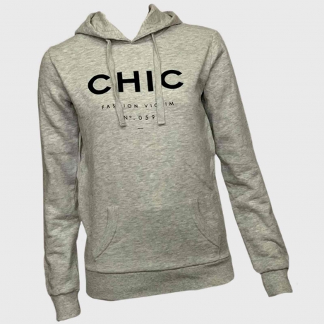 Серая женская толстовка CHIC