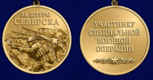 Памятная медаль "За штурм Северска"