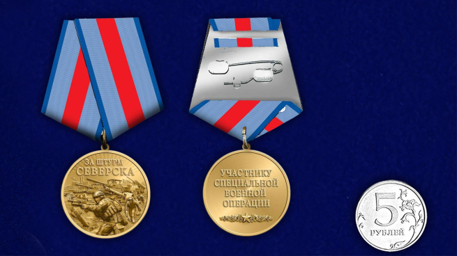 Памятная медаль "За штурм Северска"