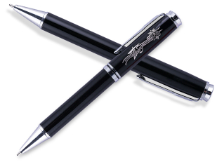 Классическая шариковая ручка "Победа" с удобной клипсой