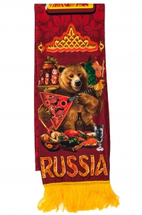 Купить шелковый шарф "Russia"
