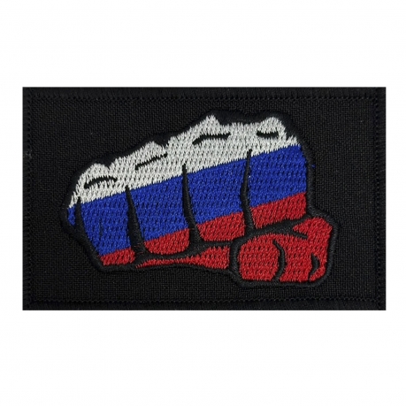 Шеврон "Кулак флаг России"