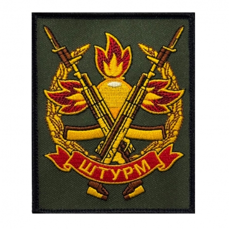 Шеврон "Штурм" (10х8см)