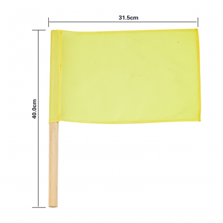 Сигнальные флажки регулировщика колонны техники (красный и желтый) в чехле цифра